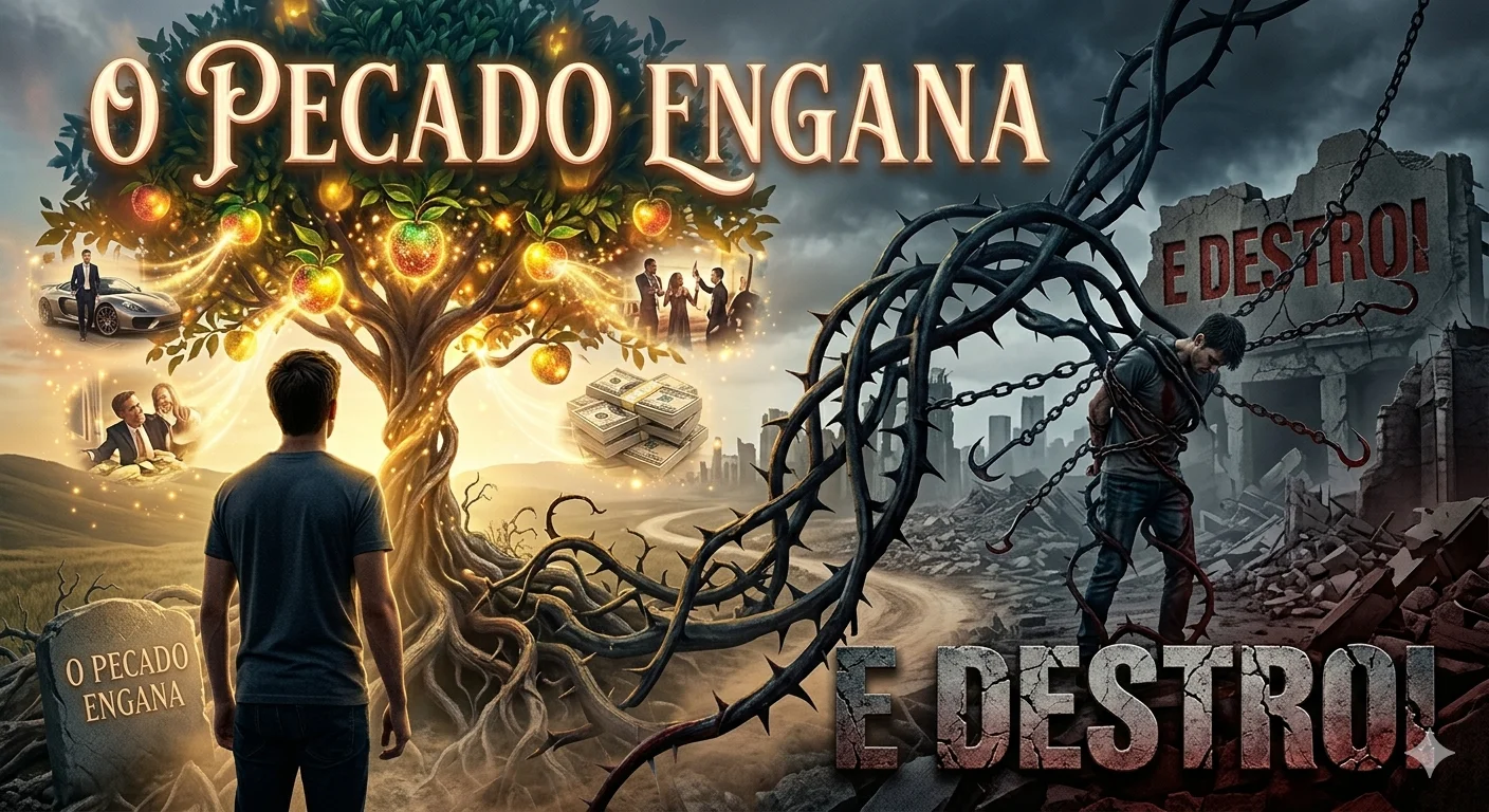 O pecado engana e destrói
