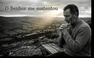 O Senhor me sustentou