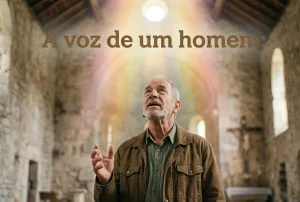 A voz de um homem