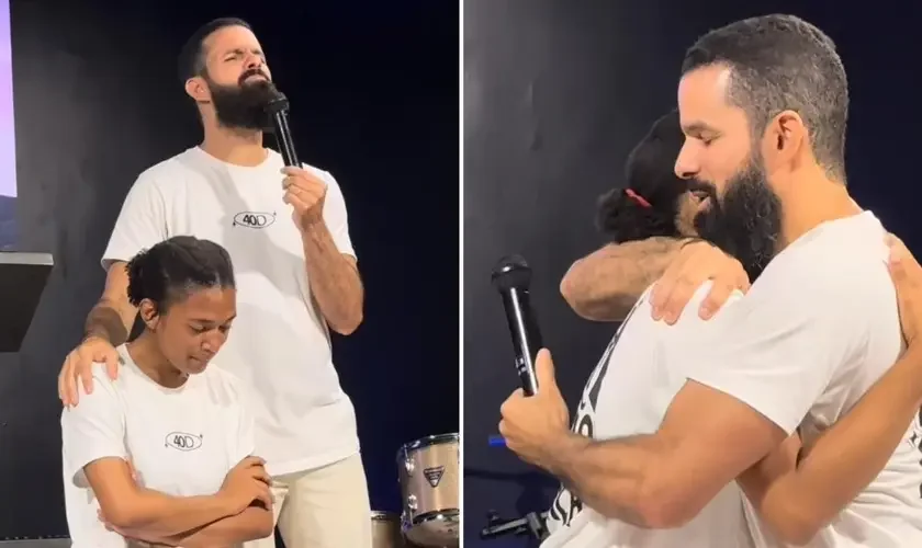 Pastor doa ofertas de culto para jovem órfã na Bahia: ‘Isso é ser Igreja’