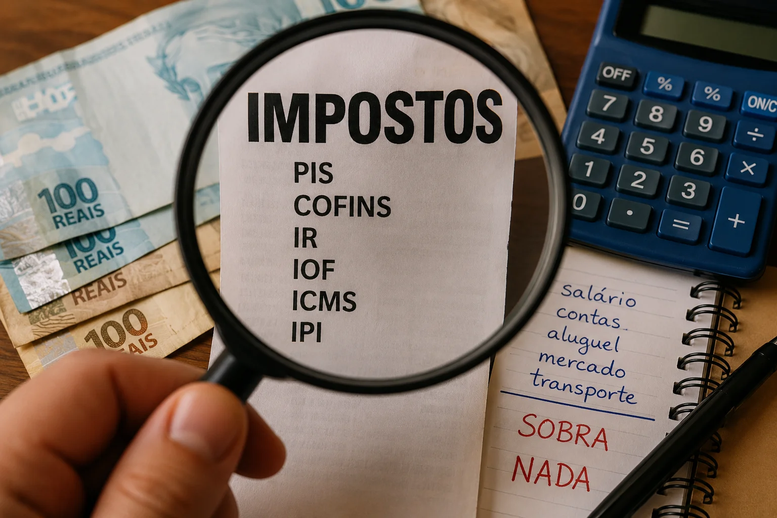 Impostos: peso da mão do Estado no bolso do brasileiro